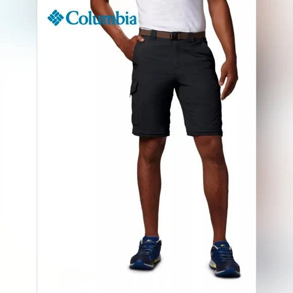 Columbia Men's Black Silver Ridge Utility Convertible Pants - Picture 4 of 6